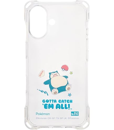 カビゴンゴンさん専用 Amazon.co.jp: グルマンディーズ ポケットモンスター iPhone16 対応